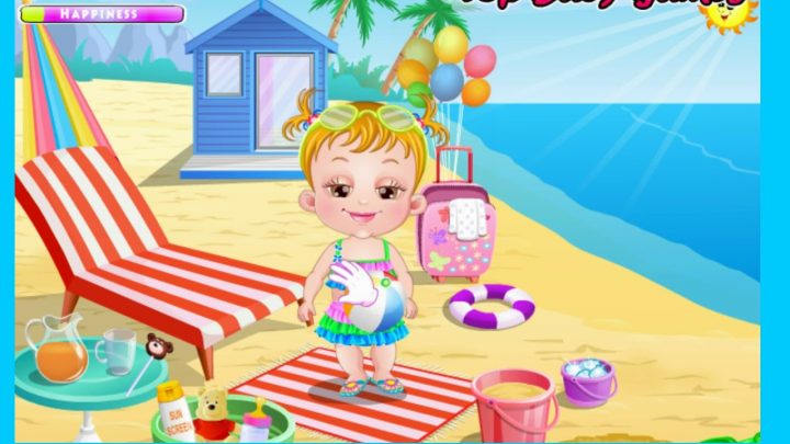 Jeux En Ligne – Bébé À La Plage | Jeux De Fille | Jeux avec Jeux Pour Bébé En Ligne