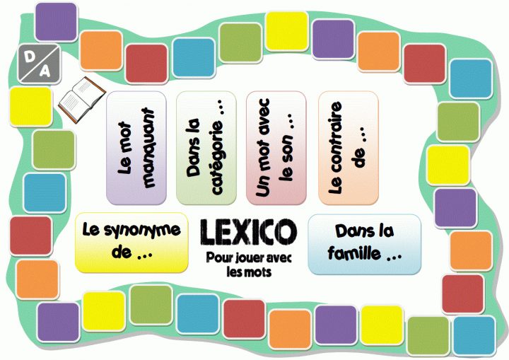 Jeux Fabriqués – Lexico, Jeu De Vocabulaire Pour Ce1 – Cycle avec Jeux Ce2 À Imprimer