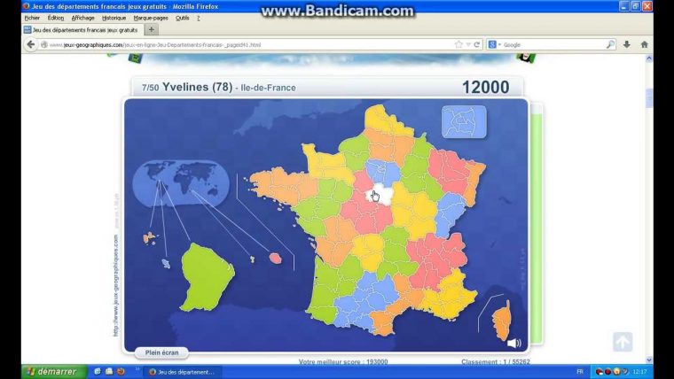 Jeux Géographiques – Départements Français dedans Jeux Des Départements Français