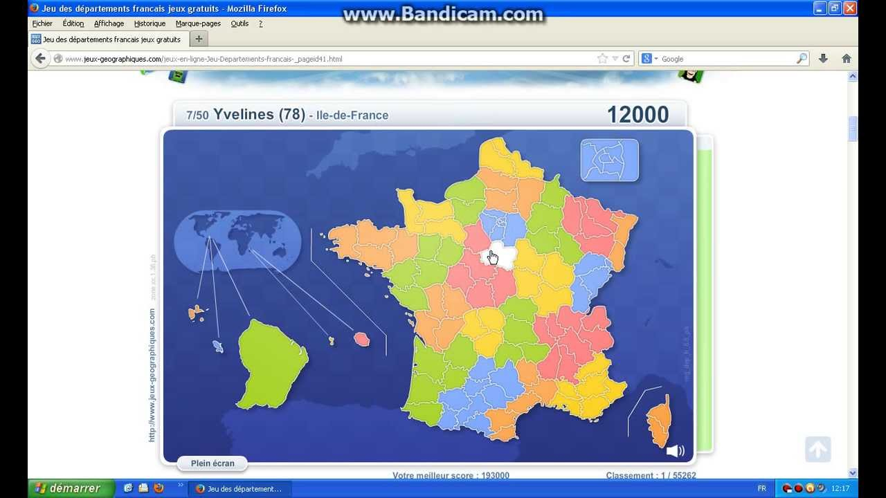 Jeux Géographiques - Départements Français dedans Jeux Des Départements Français