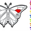Jeux Gratuit! Coloriage À Imprimer! Dessin Papillon! Jeux pour Papillon À Dessiner