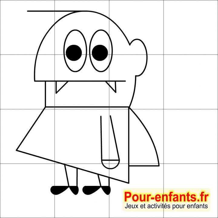 Jeux Halloween Jeux De Puzzle Vampire Jeu Gratuit Puzzles En destiné Jeux Enfant Dessin