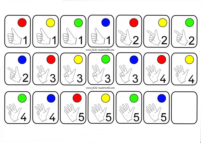 Jeux Pour Apprendre Les Couleurs En Maternelle A Imprimer avec Apprendre A Compter Maternelle