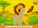 Jeux Pour Enfants Puzzles Et Couleurs De La Savane Pour concernant Jeux De Savane
