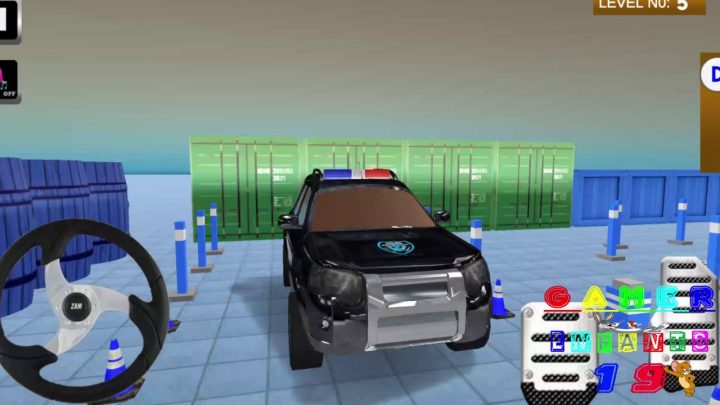 Jeux Voiture Parking Police – Jeux Pour Enfants encequiconcerne Jeux De Voitures Pour Enfants