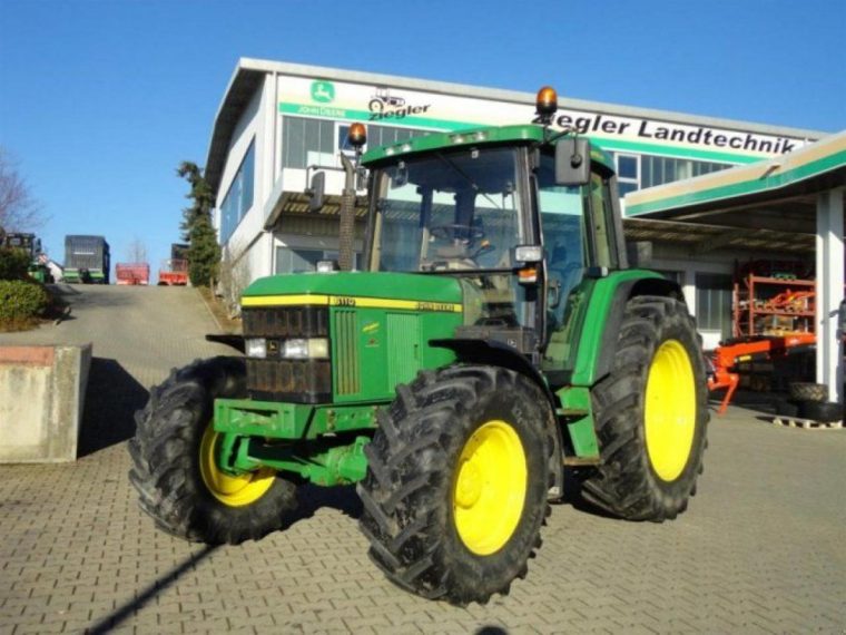 John Deere 6110 Tarım Traktör — 3995021 dedans Image Tracteur John Deere