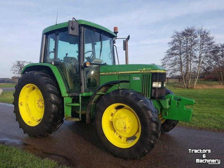 John Deere 6400 4Wd Traktor Tractor Tracteur – Used Tractors – 8517 Hn –  Scharsterbrug – Friesland – Netherlands (The) dedans Image Tracteur John Deere