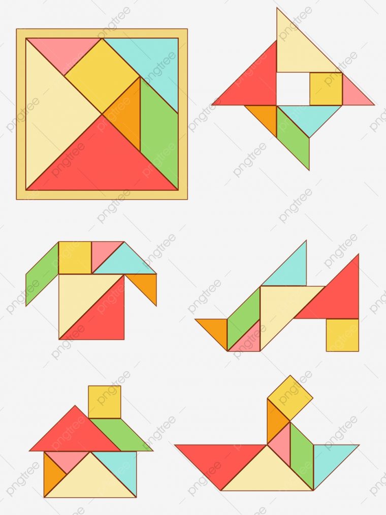 Jouet Jouet Pour Enfants Jouet Éducatif Tangram, Jouet Pour dedans Tangram Enfant