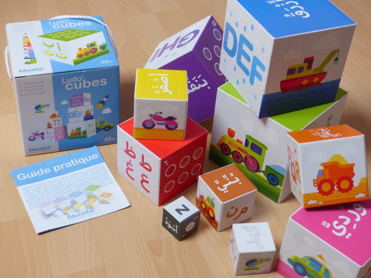 Jouet Pour Apprendre L'arabe : Ludo'cubes – Jasmine And Co serapportantà Jeux Ludo Educatif