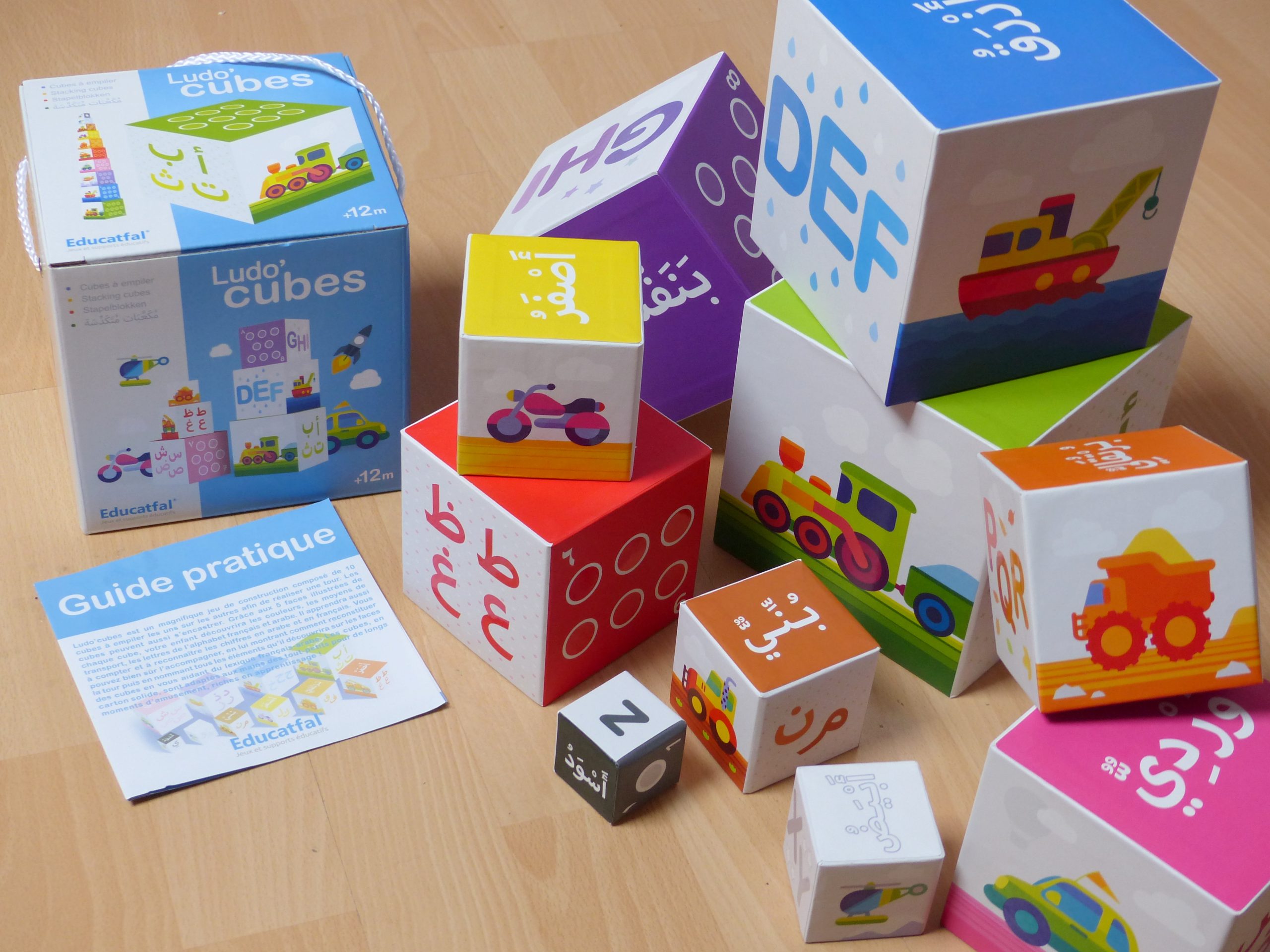 Jouet Pour Apprendre L'arabe : Ludo'cubes - Jasmine And Co serapportantà Jeux Ludo Educatif