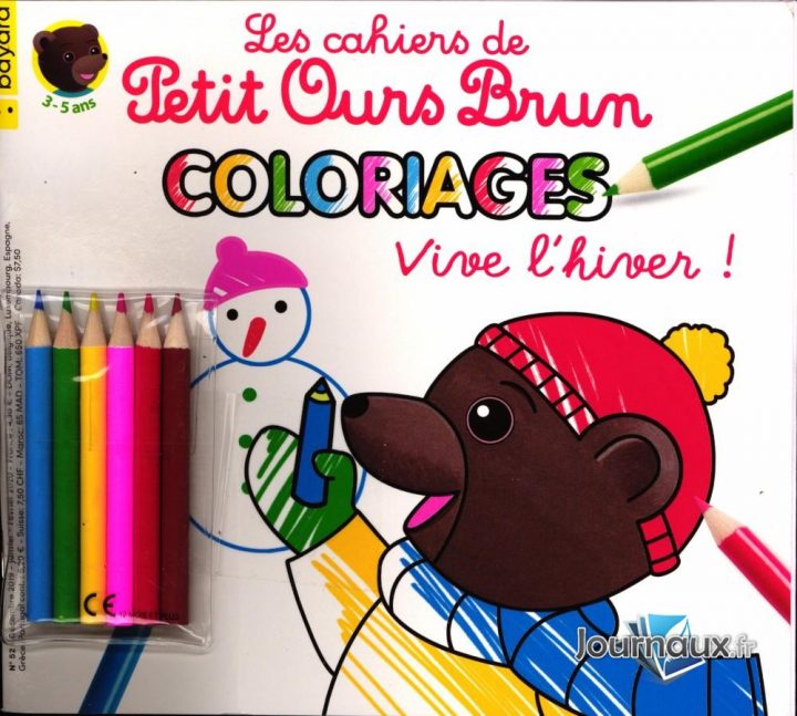 .journaux.fr – Les Cahiers De Petit Ours Brun Coloriages pour Coloriage De Petit Ours Brun