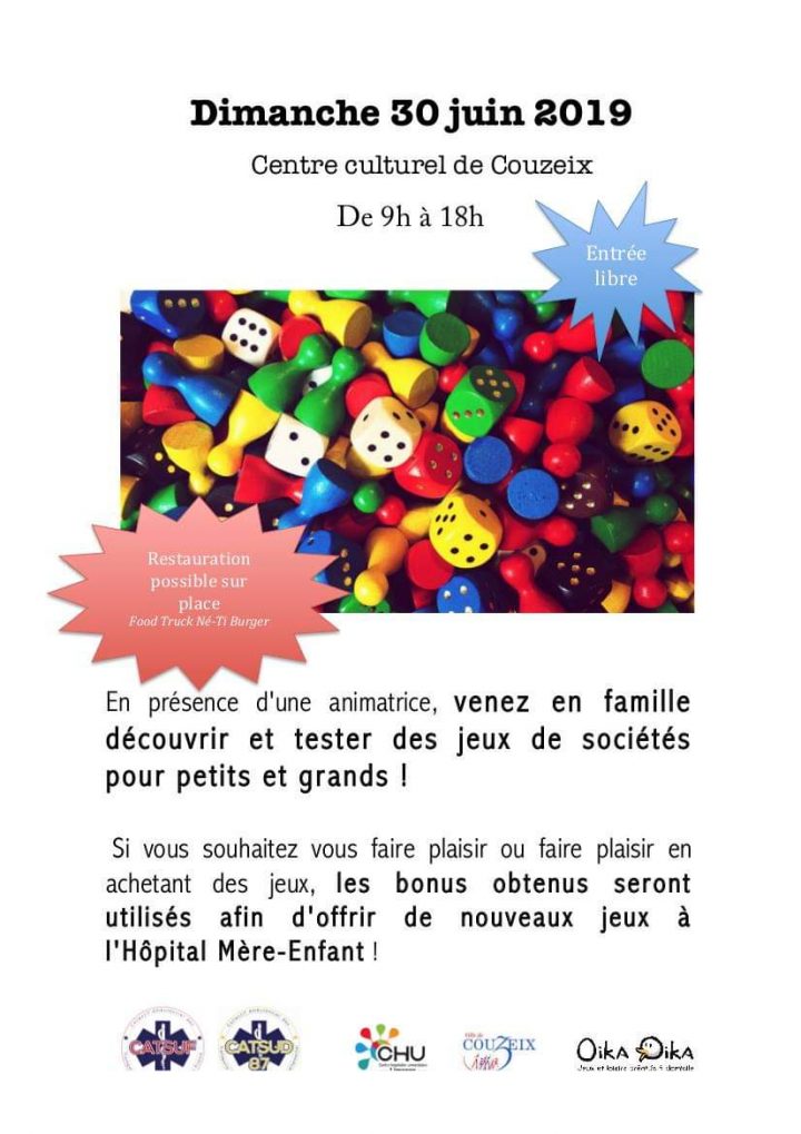 Journée Jeux De Société Au Profit De L'hôpital Mère Enfant serapportantà Jeux Flash Enfant