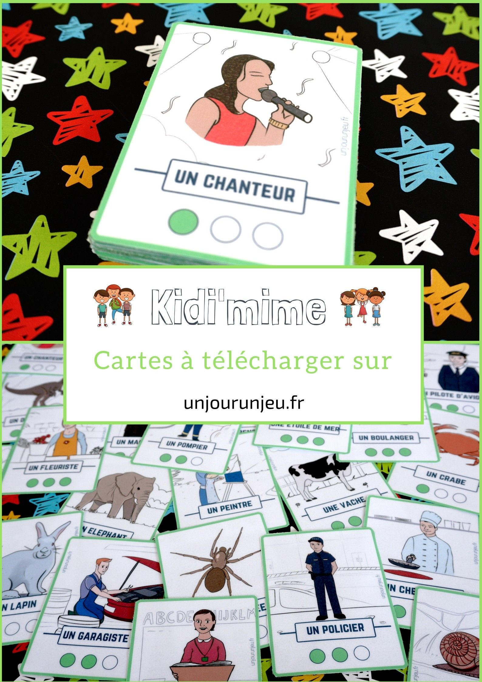 Kidi'mime : Un Jeu De Mimes Et D'action À Imprimer encequiconcerne Jeux De Tout Gratuit