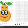 Kids Coloring Page Pixel Coloring Funny Pear Vector avec Pixel A Colorier