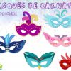 Kit Masques De Carnaval À Imprimer concernant Masque Papillon À Imprimer