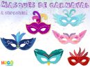 Kit Masques De Carnaval À Imprimer tout Masque De Loup À Imprimer