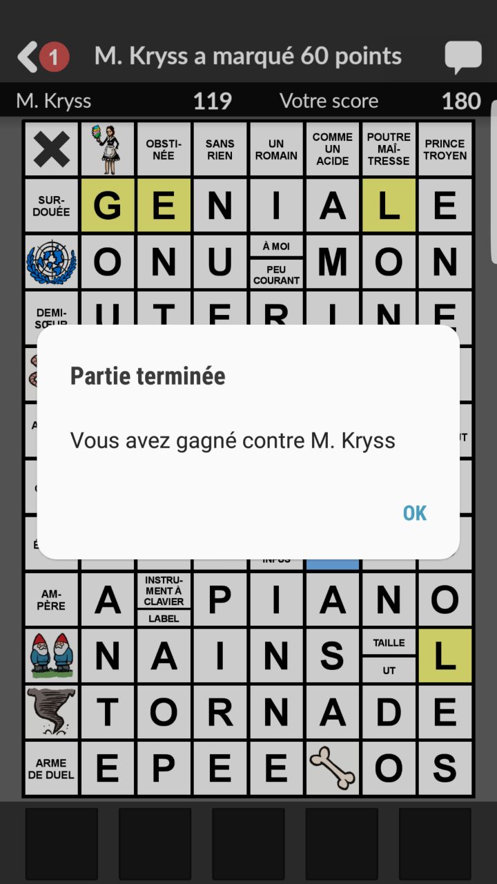 Kryss La Bataille Des Mots Android 15/20 (Test, Photos, Vidéo) pour Mots Fleches Solutions Gratuites