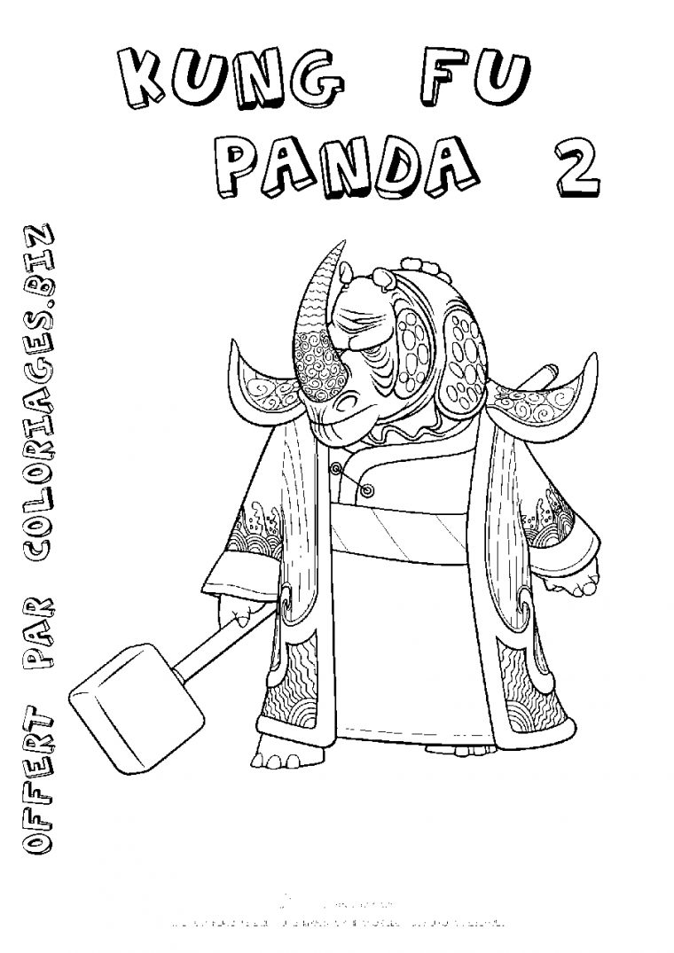 Kung Fu Panda #23 (Animation Movies) – Printable Coloring Pages encequiconcerne Panda À Colorier