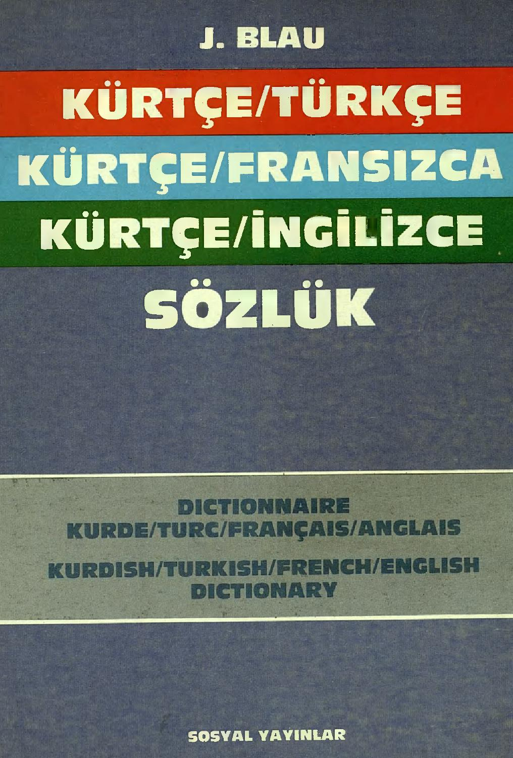 Kürtçe Türkçe Fransızca Ingilizce Sözlük Joyce Blau By intérieur Mots Coupés À Imprimer 