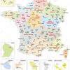 La Carte Administrative De 13 Régions De France Et D'outre avec Carte France D Outre Mer