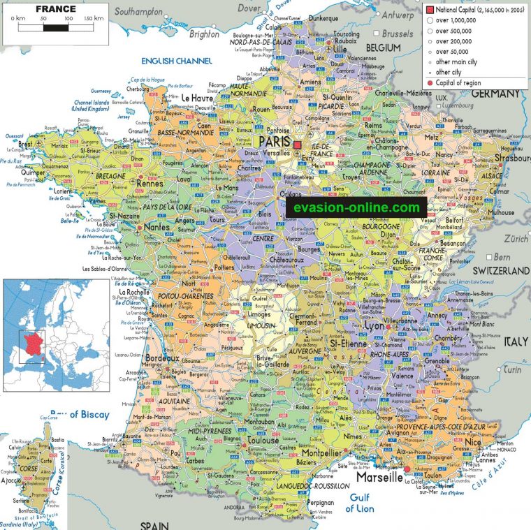 La Carte De France Avec Ses Régions » Vacances – Arts avec Carte De La France Avec Les Régions