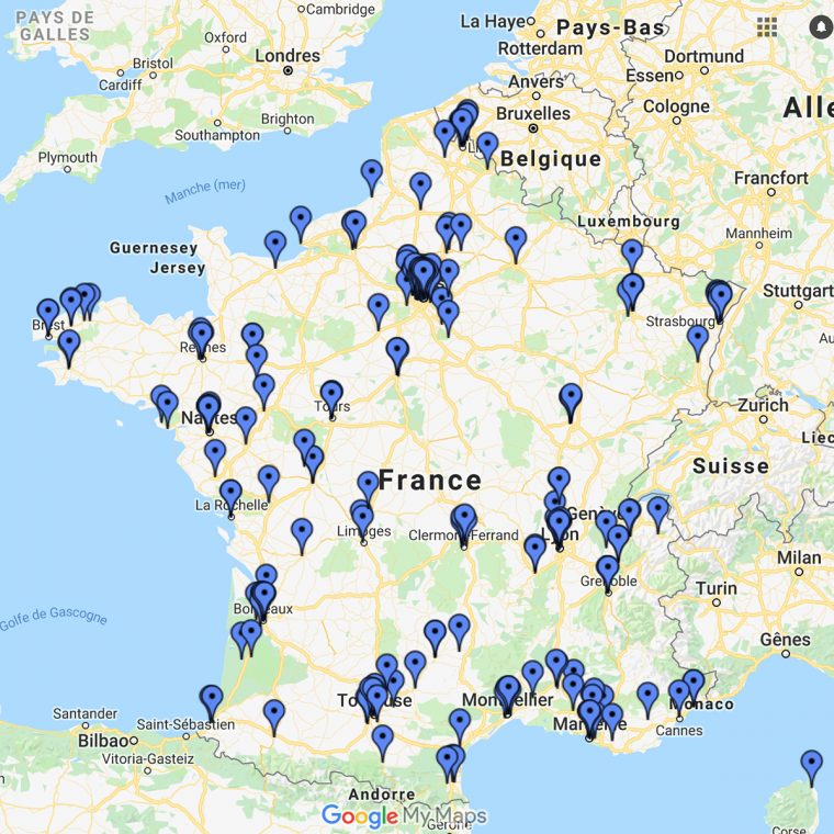 La Carte De France Des Agences De Communication •llllitl pour Carte De France Pour Enfant