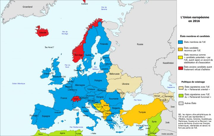 La Carte De L'union Européenne – Parlorama à Carte De L Union Europeenne