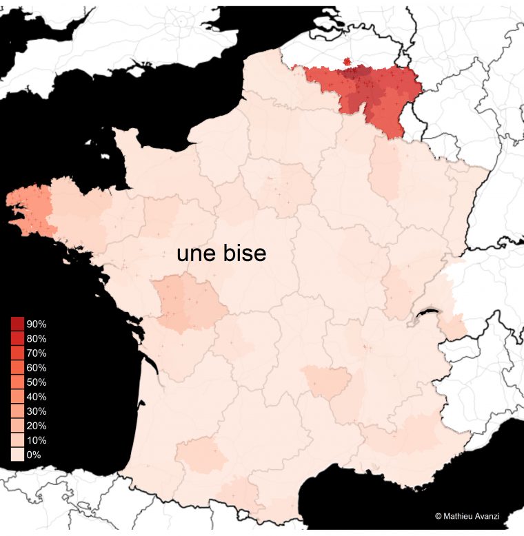 La Carte Des Bises – Français De Nos Régions dedans Mappe De France