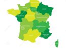 La Carte Des Frances S'est Divisée En 13 Régions intérieur Carte Des 13 Régions