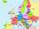 La Carte D'europe Et Ses Pays + Activités - Le Blog Du Cours serapportantà Carte Union Européenne 2017