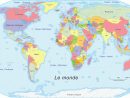 La Carte Du Monde Vue Depuis Différents Pays - Les Aventures à Carte De France Ludique