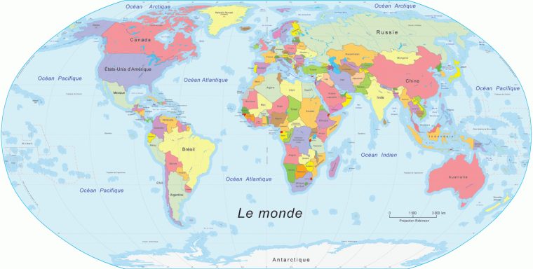 La Carte Du Monde Vue Depuis Différents Pays – Les Aventures encequiconcerne Carte De France Pour Les Enfants