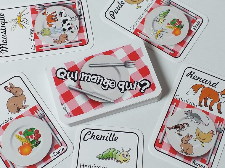 La Chaîne Alimre- Jeu Éducatif Cartes À Imprimer- Qui destiné Jeux Pour Manger