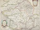 La France - Galliae - Originale Antique Map - Carte avec Carte Geographique Du France