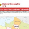 La France, Les Régions De France Métropolitaine encequiconcerne Carte Des Régions De France À Imprimer