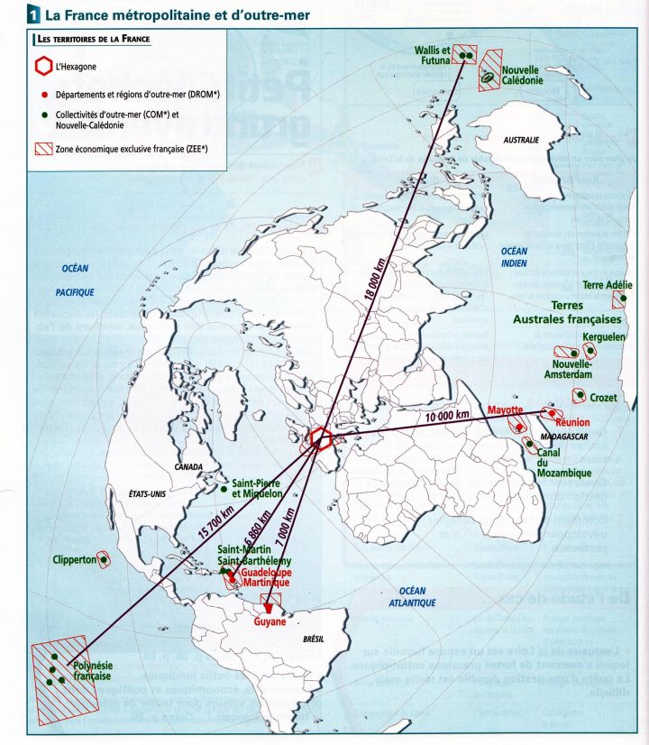 La France Métropolitaine Et D'outre-Mer : Geographie pour Carte France D Outre Mer