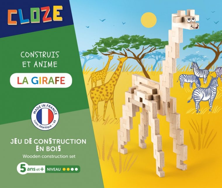 La Girafe, – Gamme Les Aventures | Cloze – Fabricant De Jeux tout Jeux De Girafe Gratuit