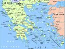 La Grèce Carte - Carte Détaillée De La Grèce (Europe Du Sud concernant Carte De L Europe Détaillée