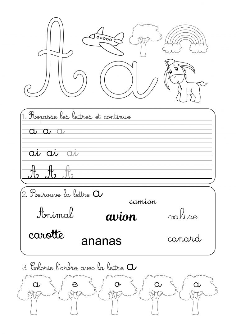 La Lettre A – Salut! Ça Va? serapportantà Comment Écrire Les Lettres De L Alphabet Français