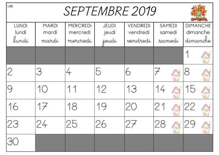 La Maternelle De Laurène: Calendriers 2019 – 2020 serapportantà Calendrier Des Anniversaires À Imprimer