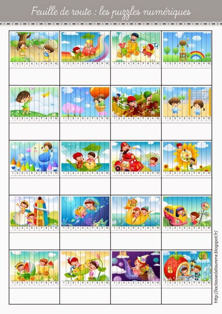 La Maternelle De Laurène: Puzzles Numériques tout Puzzle En Ligne Maternelle