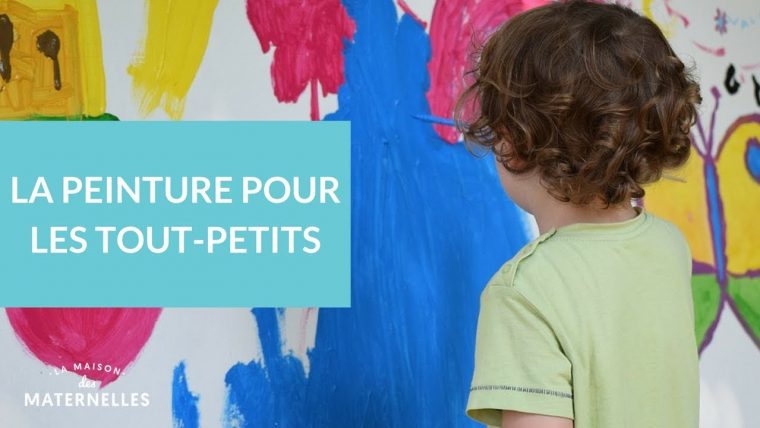 La Peinture Pour Les Tout-Petits – La Maison Des Maternelles #lmdm encequiconcerne Travaux Manuel Pour Tout Petit