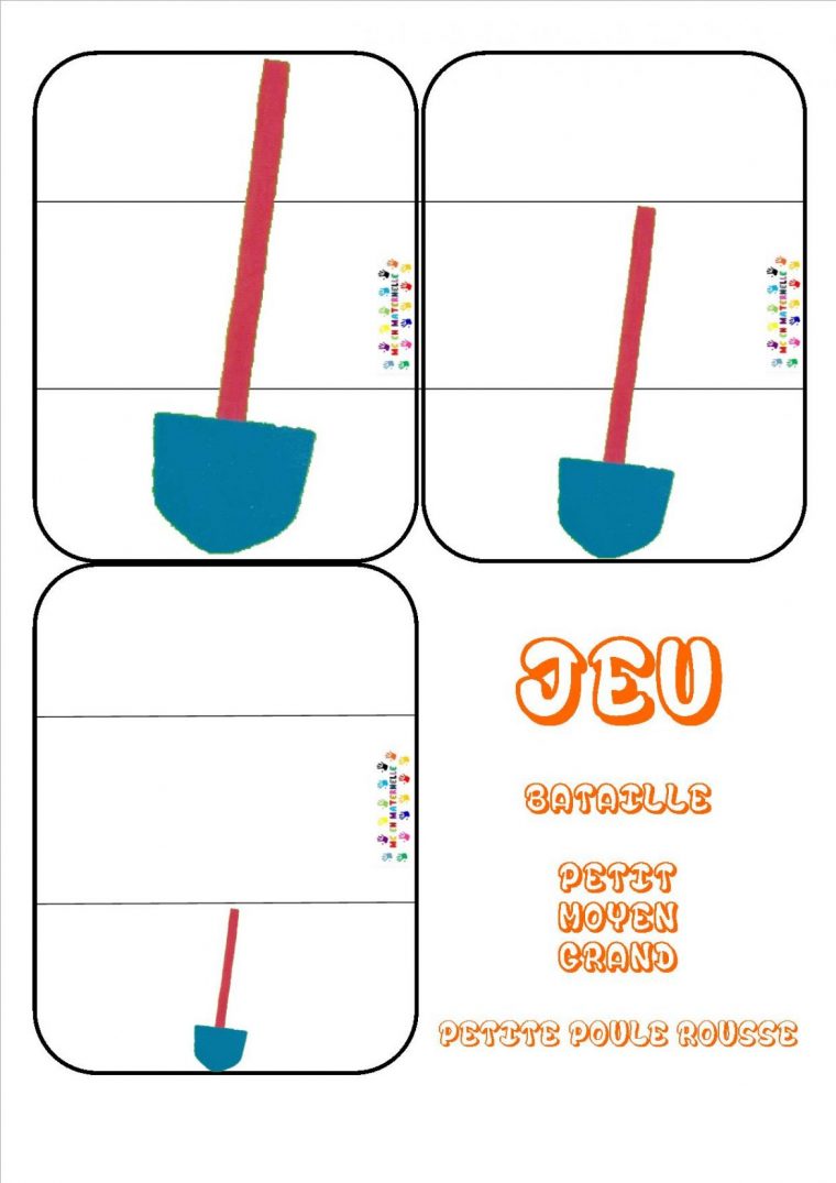 La Petite Poule Rousse – Mc En Maternelle encequiconcerne Jeux A Decouper