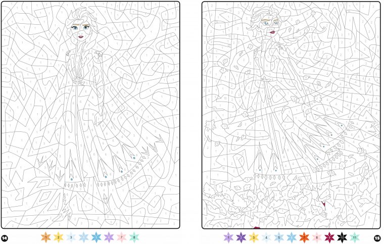 La Reine Des Neiges 2 – Coloriages Magiques – Mystères – Disney avec Coloriage Magique 4 Ans