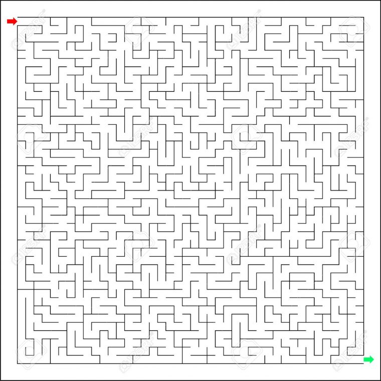 Labirynth Difficile Et Dur, Labyrinthe, Casse-Tête, L'énigme tout Labyrinthe Difficile