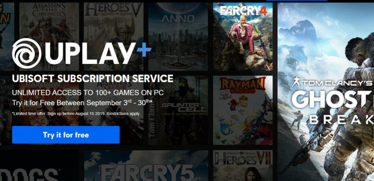 L'abonnement Uplay+ D'ubisoft Est Disponible, Gratuit Jusqu concernant Jeux De Puissance 4 Gratuit