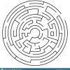 Labyrinthe Circulaire Avec L'entr?e Et La Sortie Ligne Jeu intérieur Jeu Labyrinthe En Ligne