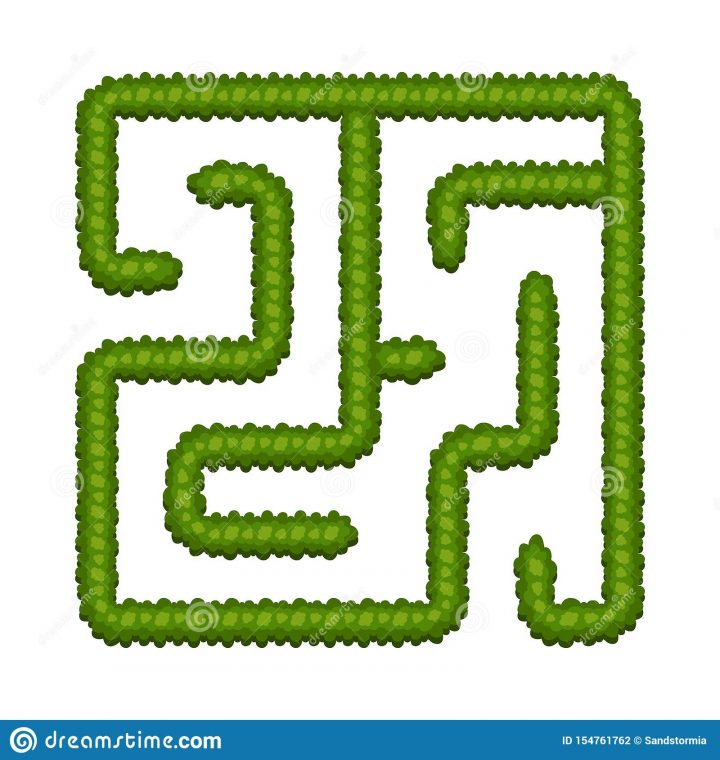 Labyrinthe De Buisson De Jeu De Logique D'éducation Pour Des destiné Jeux De Logique Gratuits