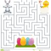 Labyrinthe De Bunny Rabbit Et D'oeufs De Pâques Pour Des dedans Jeux De Labyrinthe Gratuit