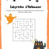 Labyrinthe Halloween #1 - Un Jeu À Imprimer De Tête À Modeler pour Jeux De Labyrinthe Gratuit